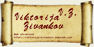 Viktorija Živankov vizit kartica